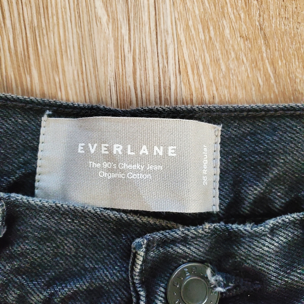 NWOT Everlane Jeans Womens 26, 90's Cheeky Jean High Rise Organic Cotton - Picture 6 of 7